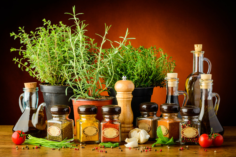 Some herbs and spices used for oral health